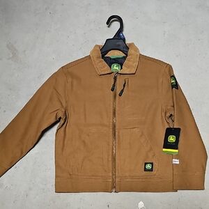 Nwt John Deere Boys' Brown Workwear Jacket